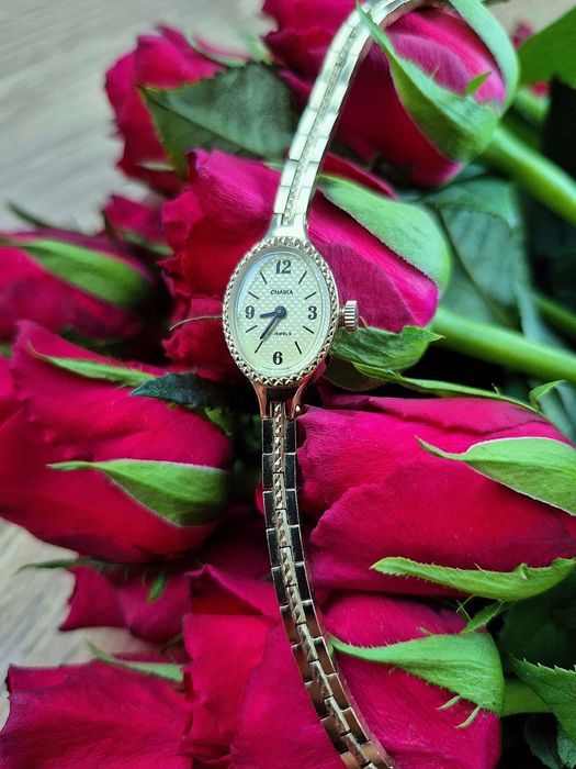 Śliczny stary zegarek mechaniczny Czajka Chaika