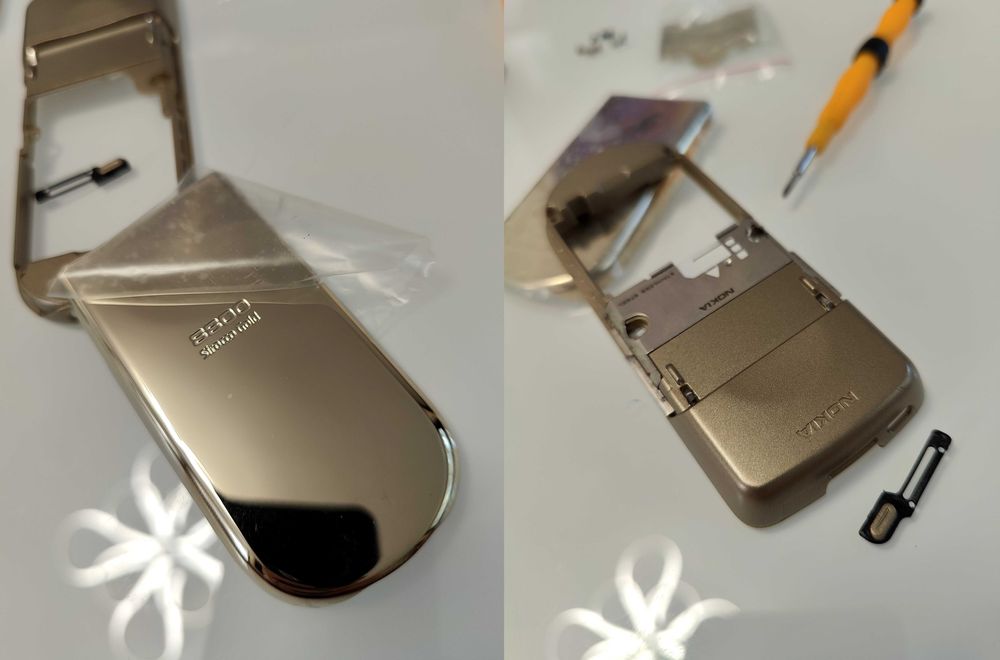 NOKIA 8800 CLASSIC GOLD/SIROCCO GOLD ! Новые сервисные корпуса !
