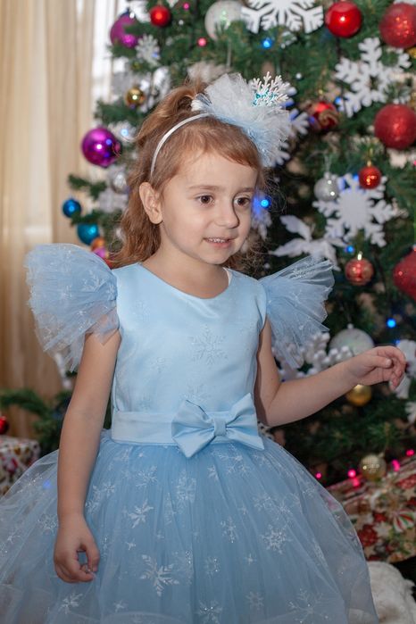 Сніжинка, сукня, плаття, новорічне