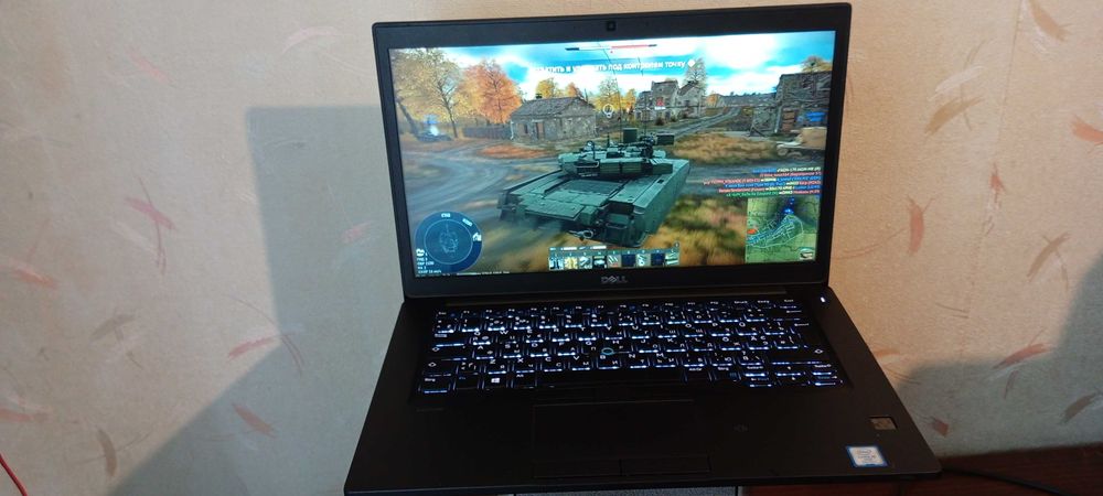 Ноутбук Dell Latitude 7480 14" Core i5-7300U 3.5Ггц 16GB DDR4 SSD 256Г