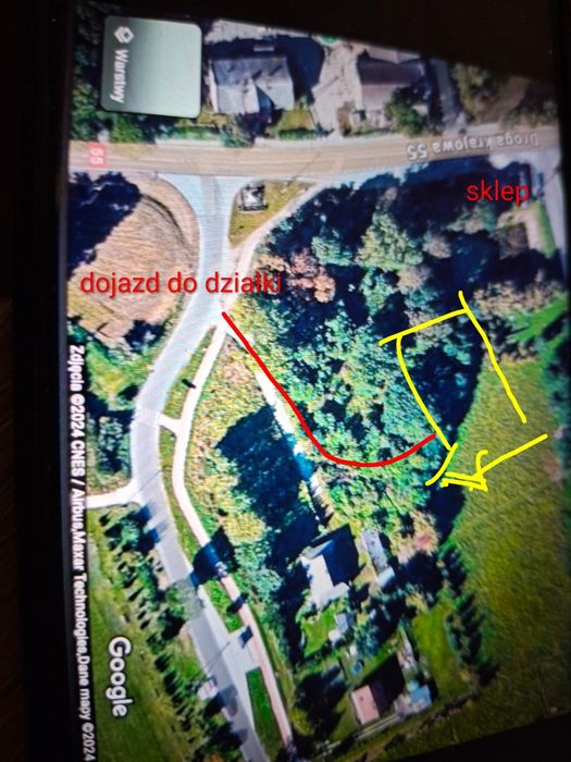 Działka budowlana/ rekreacyjna / przy DK 55 Tragamin - View 3