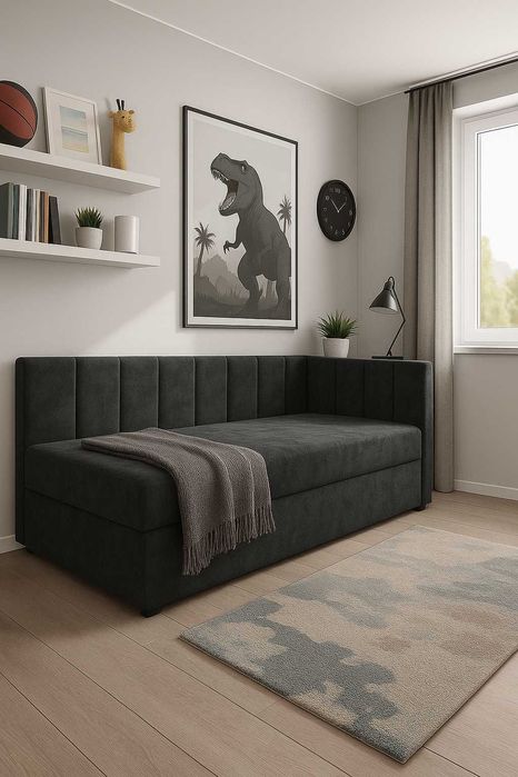 Tapczan łóżko młodzieżowe 80x200 90x200 100x200 110x200 z materacem