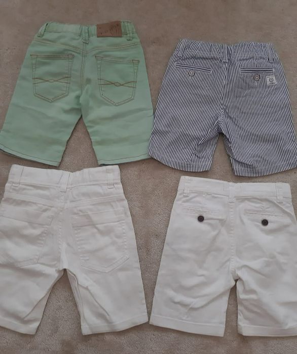 Calções BENETTON e ZARA   4 anos