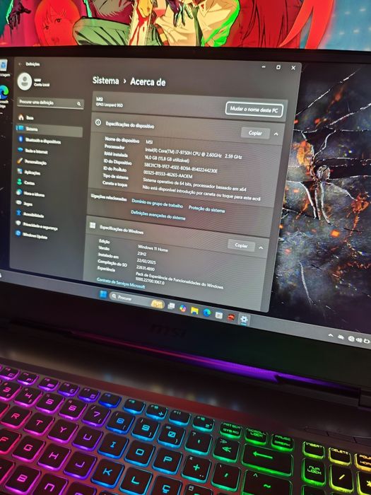 PC gamer de Altíssima Potência! I7 9750H 16GB

100% novo sem uso com f