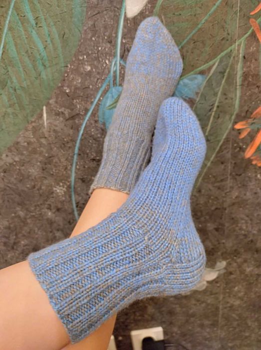 Шкарпетки теплі в'язані ручної роботи