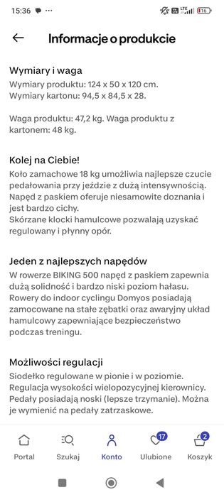 Rower śpiningowy