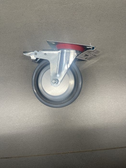 Kołko przemysłowe 100x80mm obrotowe zwrotne z hamulcem XL do wózka