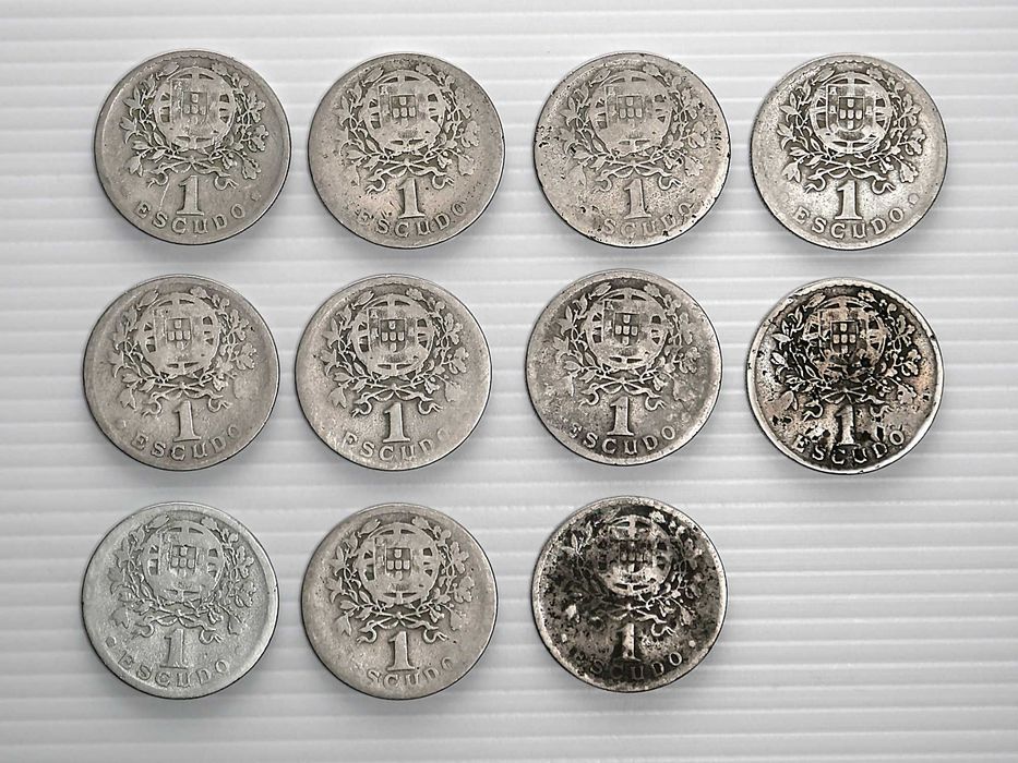 Lote de 11 Moedas 1 Escudo 1928