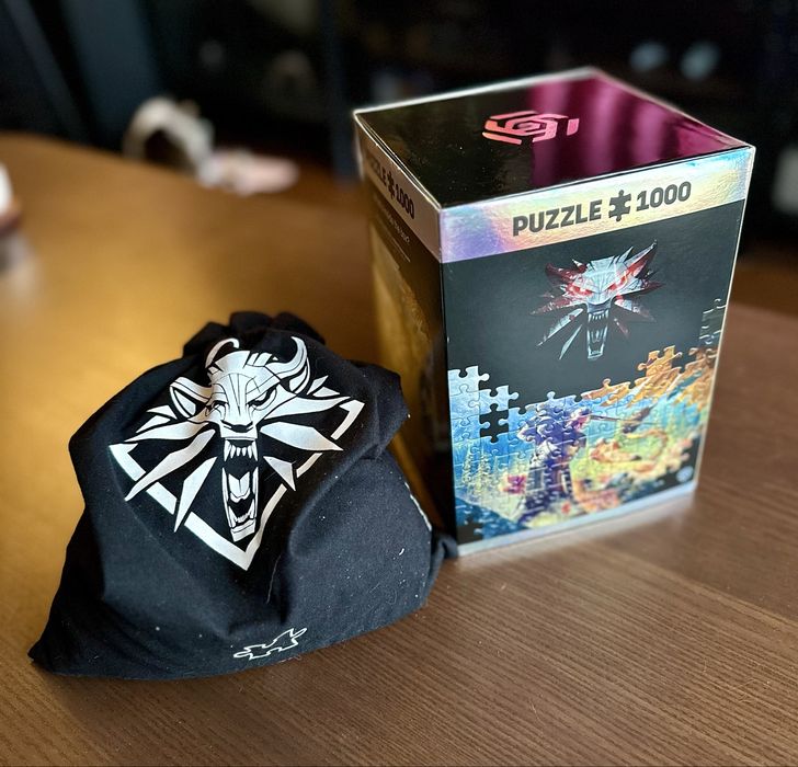 Puzzle Wiedźmin 1000 Good Loot Witcher kolekcjonerskie Geralt gryf
