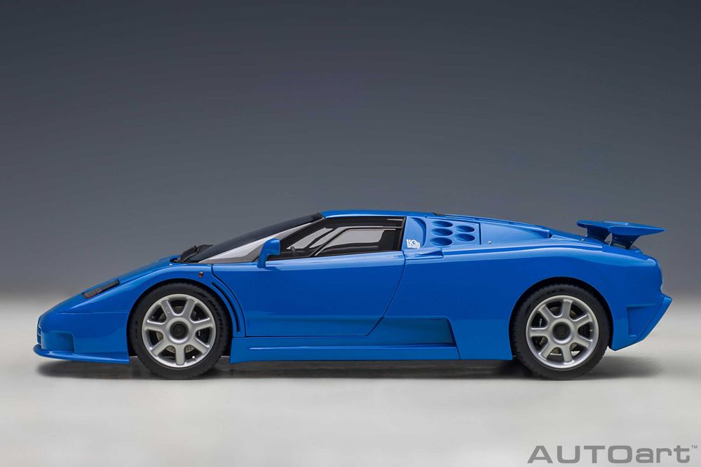 Bugatti EB110 SS French Racing Blue Autoart 1:18