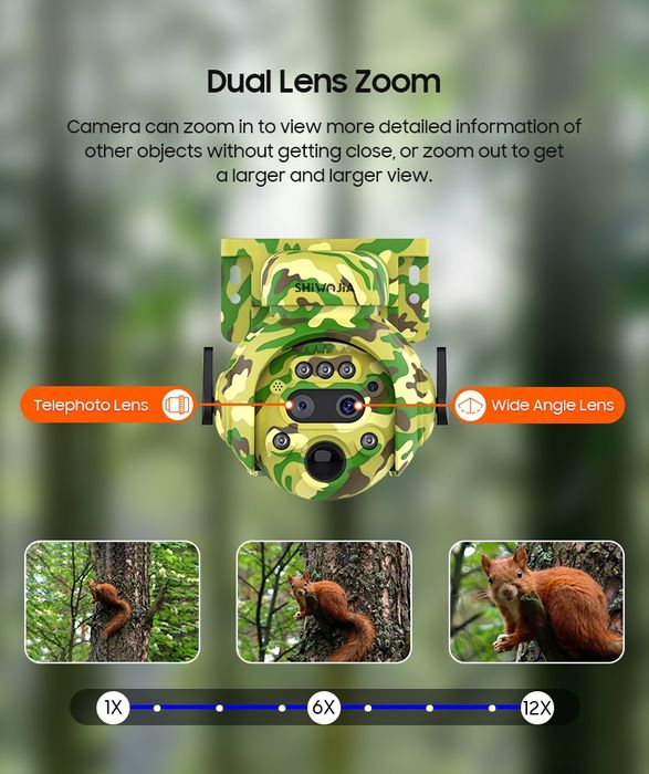 Câmera vigilância  wifi exterior solar