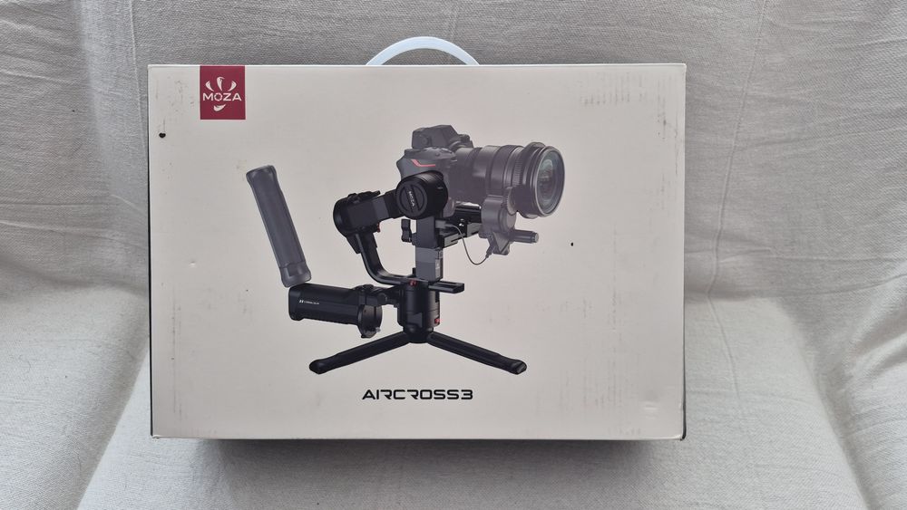 Gimbal MOZA AIRCROSS 3 - Estado do equipamento, novo, nunca usado profissionalmente, montado uma vez para testar nada mais.