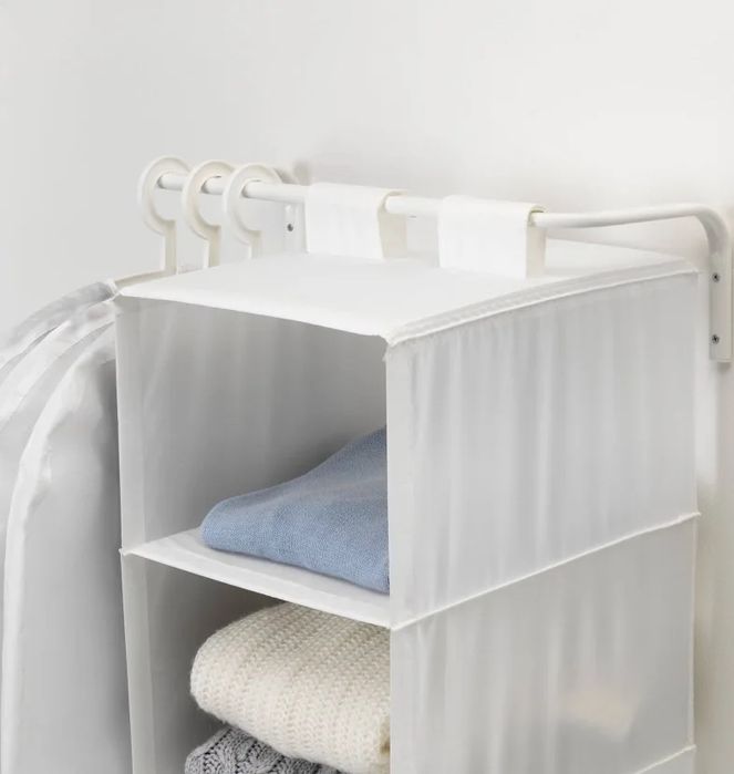 MULIG Suporte p/cabides, branco ikea