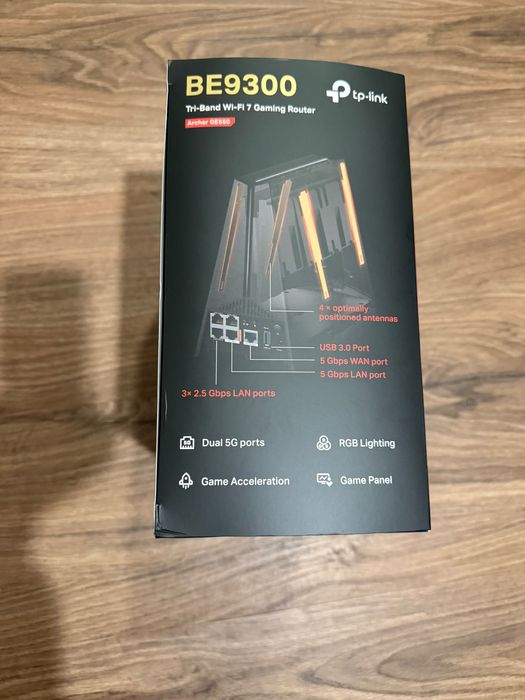 Router TP-Link Archer GE550 - 5Gbps - WIFI 7 - NOVOS - Gaming