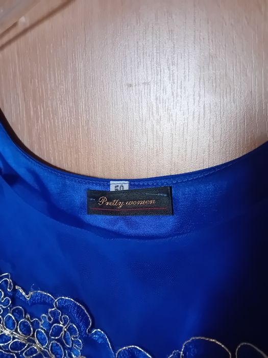 Zwiewna sukienka r. 50