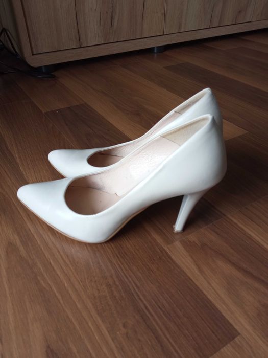 Skórzane buty ślubne r. 37,5 Embis
