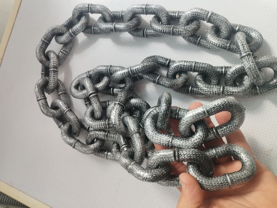 Прикольный поводок для собаки крупная большая якорная цепь длинна 160