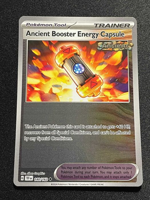 Carta Pokémon Ancient Booster Energy Capsule 140/162 Temporal Forces
