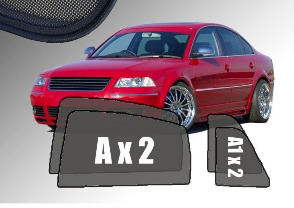 Cortinas solares - VW Passat 3B/B5/3BG/B5.5 sedan 97 a 2005
