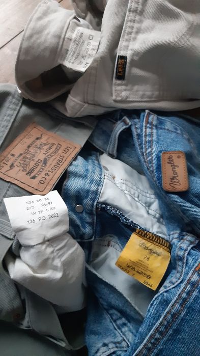 WYPRZEDAŻ! * WRANGLER * LEE * LEVI'S * BIG STAR  /oryginalne   spodnie