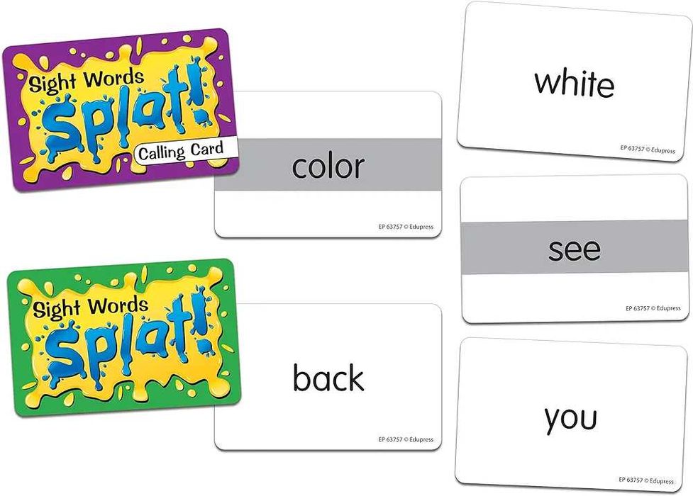 Sight words SPLAT GR K-1