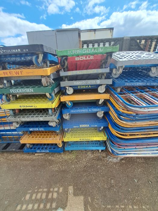 Wózek  magazynowy transportowy kosze siotkowe duża ilość