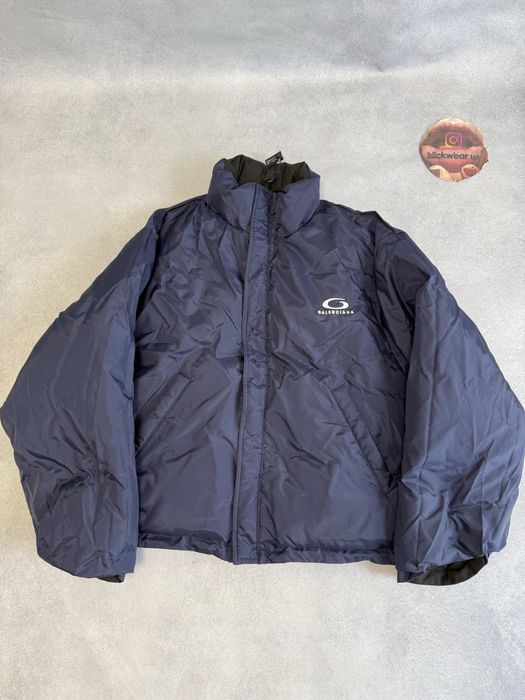 Куртка Пуховик Balenciaga Infinity logo puffer M L vetements prada