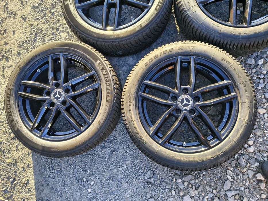 Koła zimowe Mercedes CLA 5x112 R17 A 177 B C Klasa Michelin 205/ 55 R17