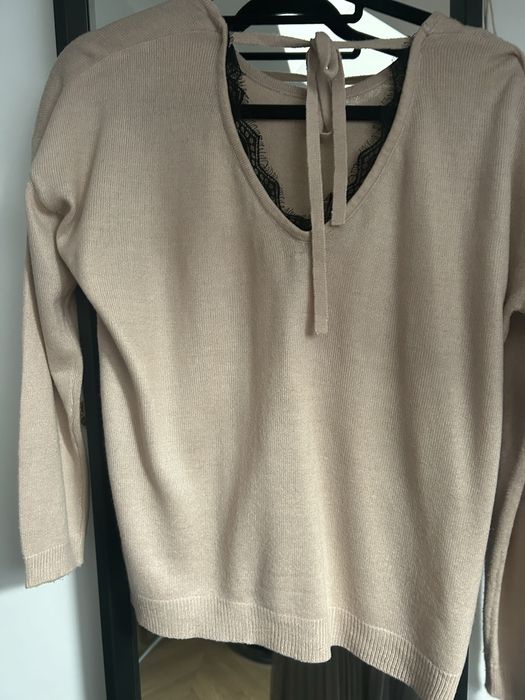 Sweter m sinsay róż zgadzony polecam