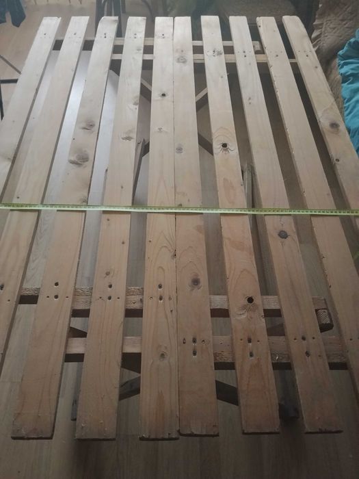 Деревянный торговый раскладной стол 1500х1000 мм  на винтах