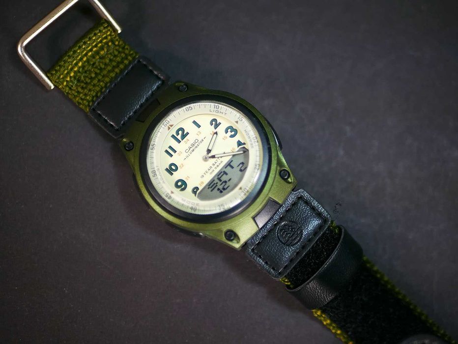 Годинник Casio AW-80V-3BV Green цифро-аналоговий