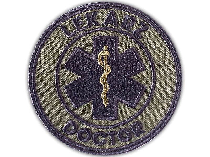 Emblemat LEKARZ DOCTOR polowy