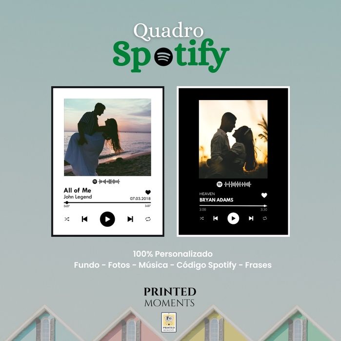 Placa Spotify /mapa estrelas / casalflix poster e quadro presente