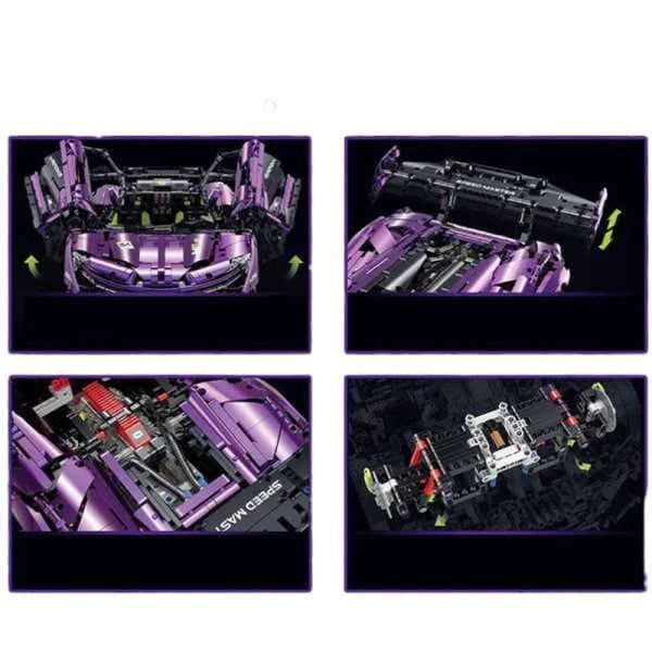 Конструктор Technic McLaren P1 hypercar. Масштаб 1:8. 3568 деталей.