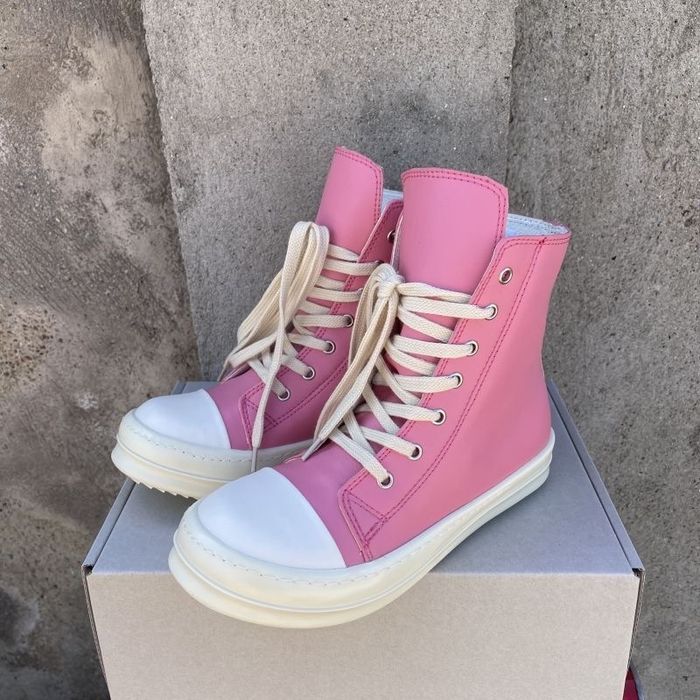 Кеди Rick Owens рожеві різні моделі | кеды рик овенс кросівки