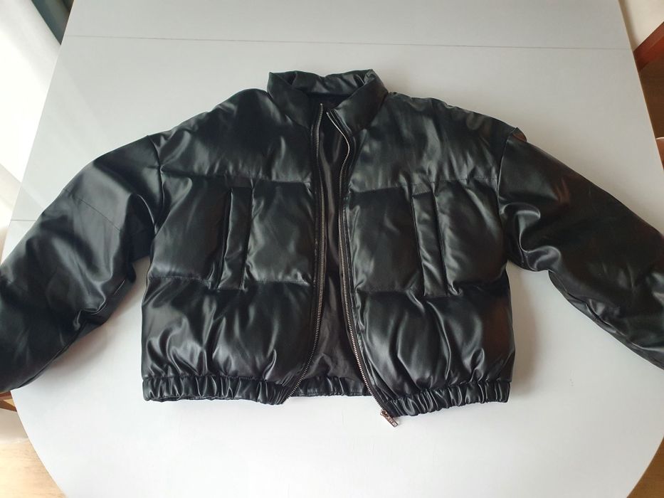 Kurtka zimowa bomberka czarna S