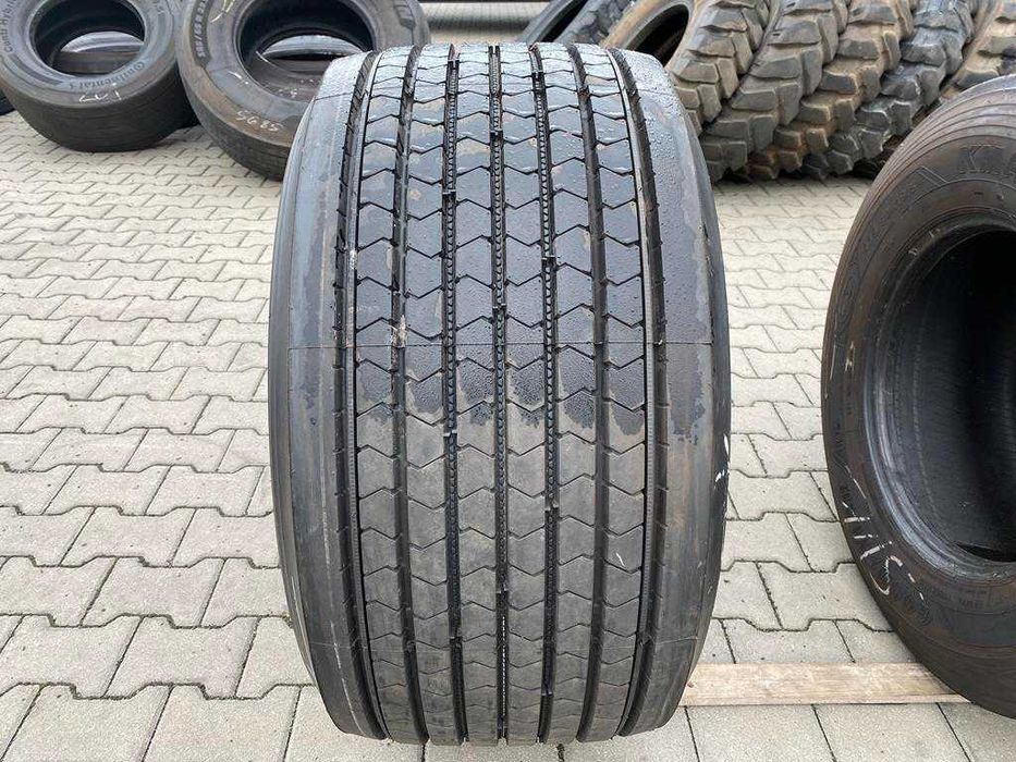 Opona używana naczepowa 435/50R19.5 BRIDGESTONE R166 II 100% Bieżnika