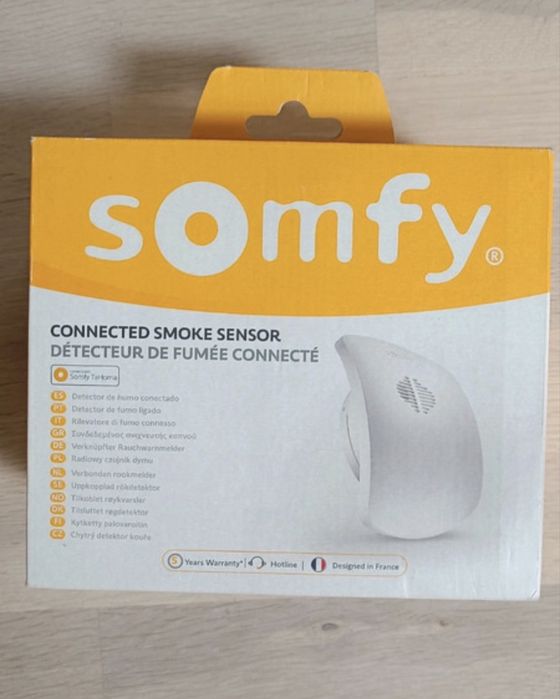 Czujnik dymu somfy nowy do lekkiej negocjacji