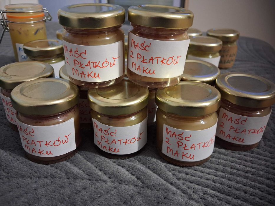 maść z płatków maku, szklany słoiczek poj.40ml