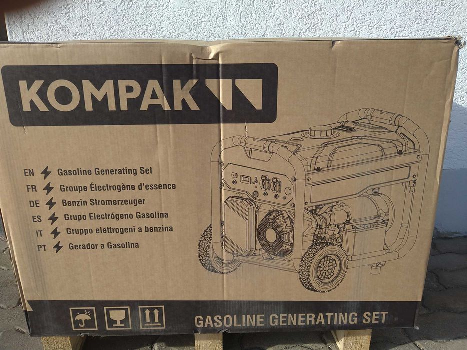 Генератор  KOMPAK К10000ТЕТ-DF 10кВА 230/400В ГАЗ и Бензин(Германия)