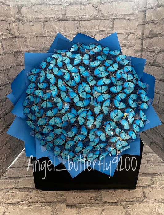 Букет з метеликів.Букет из бабочек.квіти.букет який світится