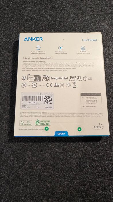 Bateria / Power bank - Anker 621 MagGo, compatible com iPhone