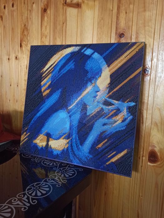 Діамантова мозаїка, ручна робота, 40×40