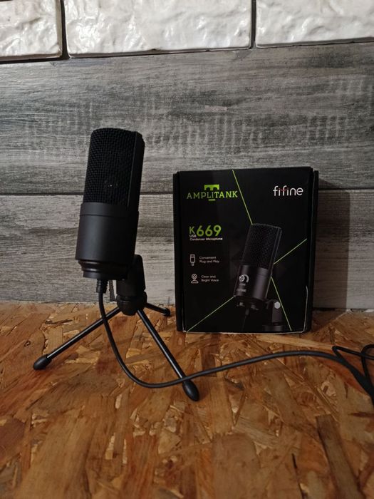 Конденсаторный микрофон  FIFINE K669B | Состояние новое