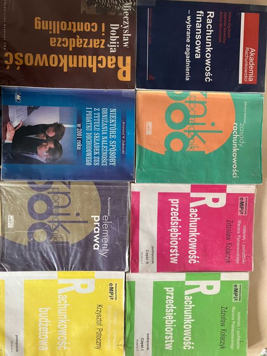 Rachunkowość, ekonomika - podręczniki wcześniejsze wydania 14 książek