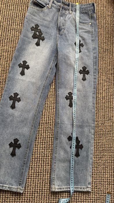 Джинсы chrome hearts amour the coat