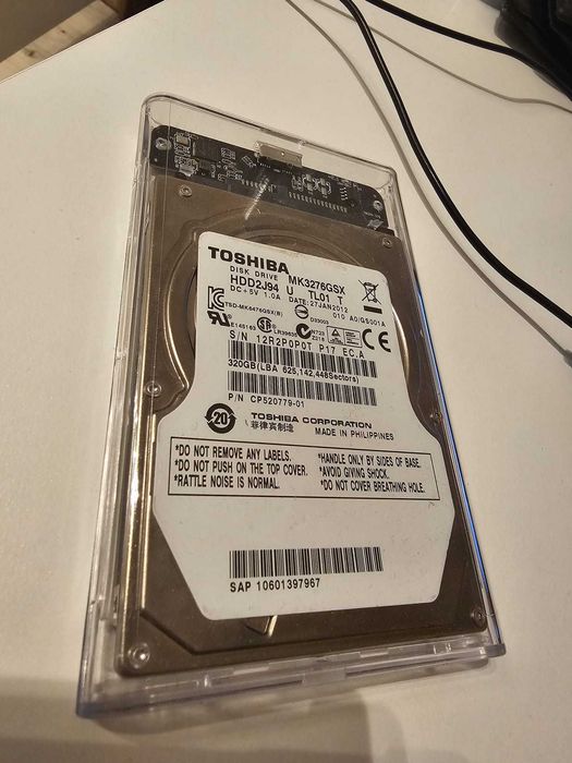 Dysk twardy Toshiba 320gb 2.5 cala