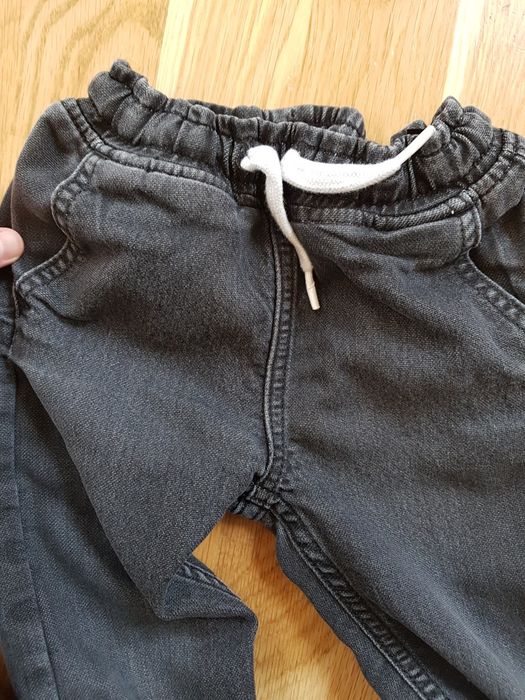 Joggersy Jeansy H&M 98 jak nowe