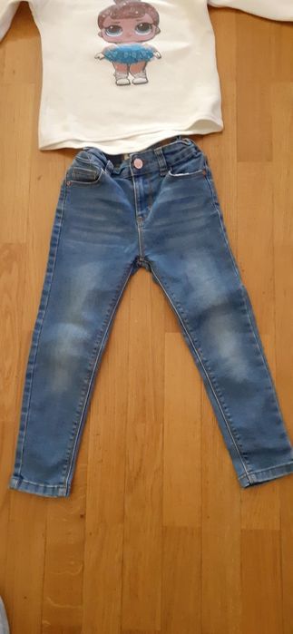Calça 4-5 anos 110cm + camisola lol