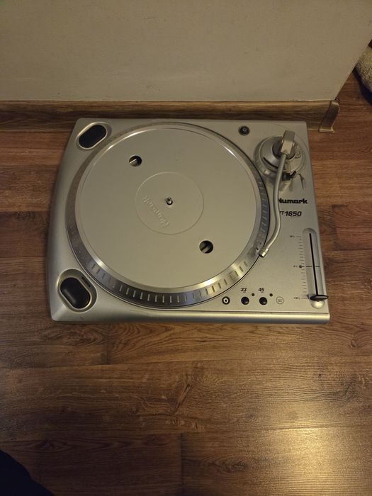 Gramofon numark 1650 - dziala! Uszkodzone ramie